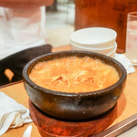 焼肉 名門 - 辛いスープ