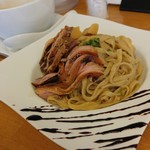 麺麓menroku - 鴨つけそば・魚介抜き・紀州鴨チャーシュー増し