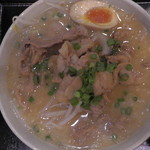 ラーメン　みそ伝 - 肉みそラーメン（真上）
