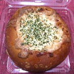 LOVES BAGLE - 明太子と卵のオープンサンド421円