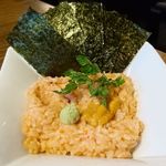 ビストロ居酒屋 BISTRO土間 - うにのリゾット海苔添え