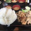 Koto - 料理写真:唐揚げと焼肉の定食（大盛）