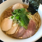 中華そば 田家 - 特製煮干し塩そば