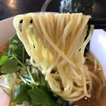 中華そば 田家 - 麺のアップ