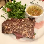 Bacana Demais - ランチ ＋500円 ビーフステーキ チミチュリソース