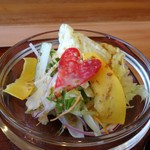 お料理 とみやま - おまかせ御膳：鎌倉野菜のサラダ