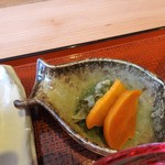 お料理 とみやま - おまかせ御膳：漬物