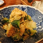 企久太 - 白だつと胡瓜の胡麻酢和え