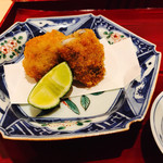 銀座 しのはら - トリガイのフライ