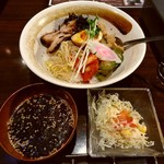 Wagyuu Senka Yakinikuya - 【2017.7.10(月)】日替りランチ(ラーメン丼ランチ)842円