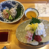 三友居 高輪店 - 鱧の落とし&お造り