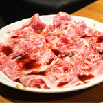 万両 - ☆しゃぶ焼 20秒ロース 玉子付 1100円