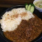 堀内チキンライス - チキンキーマカレー