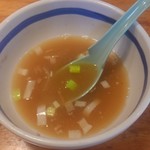 大勝軒 - スープ割り