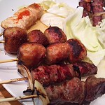 Yakitori Jindaiko - ハツ     1本   100円
                つくね 1本   170円