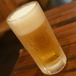 ばんや - 川崎小川町バル（１品と１杯で８００円相当）の『生ビール』２０１７年７月