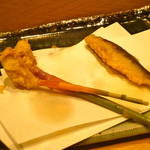 銀座 天一 横浜高島屋店 - 谷中生姜の天ぷら。爽やかで美味しい！