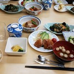 台東区立自然の家 霧が峰学園 - 夕食　多分 仕出し？調理の匂いに気付かなかった