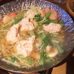 Miyakoyasai Kamo - トンコツスープの鍋