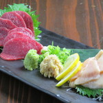 [Fresh meat sashimi]