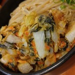 ラーメン哲史 - 盛り-哲史の盛りのトッピングはかき揚げ