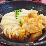 山下本気うどん - 鳥天 ぶっかけ