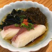鮨処いちい - 蛸、モズク、ワカメ酢の物