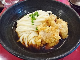 山下本気うどん - 鳥天 ぶっかけ