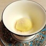 リストランテ ラ・バリック トウキョウ - とうもろこしのパンナコッタ