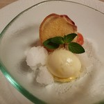 リストランテ ラ・バリック トウキョウ - 桃づくしのデザート