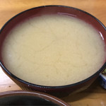 多け乃 - 味噌汁(山かけ定食)