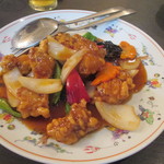 中国料理 三宅 - 酢豚。酢の香がいい。