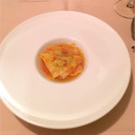 カーサ カルマ - ほうれん草とラグザーノチーズのラビオリ