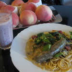 ルチアーノ - 料理写真:ハーブソーセージと夏野菜のパスタ1,800円（税別）