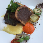 THIERRY MARX dining - ランチ、魚料理はイサキのポワレ。