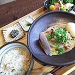 筥崎鳩太郎商店 - 鳩太郎おでん御膳（ボルチーニ茸ソース）   1080円                                 