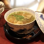 りょうりや 御旅屋 - すっぽんの蒸しスープ¥1,250