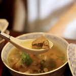 りょうりや 御旅屋 - すっぽんの蒸しスープ¥1,250