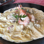 バレーナ - ホタテと海老のクリームパスタ