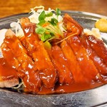 大富士 - 料理写真:ポークチャップ【Ａ】定食（ポークチャップ）