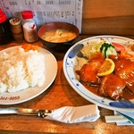 大富士 - ポークチャップ定食