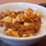 間人 - 黒豚つけ香麺+四川麻婆豆腐かけごはん@￥900