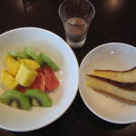 スカイビュー　キャンドル - デザート。