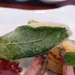 ビストロ ダイア - えっ！セージを天ぷらにしたの？