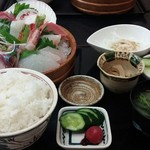 馳走屋 魚喜 - 刺身定食(1500円)