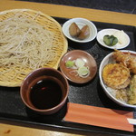 Wasou Shunsai Takabo - そばランチ･･･ﾐﾆ天丼。