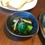 ジャム cafe 可鈴 - 小松菜としめじの煮浸し