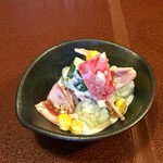 ジャム cafe 可鈴 - トマトと胡瓜のニューヨークサラダ