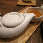 MARUFUJI CAFE - ランチセットのほうじ茶（冷）