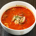 Ninnikunabeya - ホタテとナムルの辛口スープ